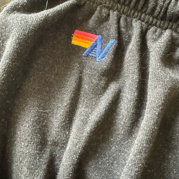 COPY - Aviator Nation 5 striped sweatpant Black 2 Small - Picture 5 of 6